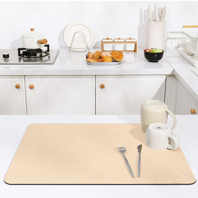 Table Decoration Placemat Super Absorbent Home and Kitchen Drain Dish Coffer Bar Mat