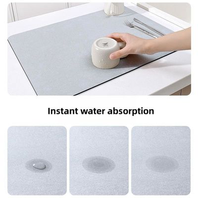 Table Decoration Placemat Super Absorbent Home and Kitchen Drain Dish Coffer Bar Mat