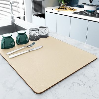 Table Decoration Placemat Super Absorbent Home and Kitchen Drain Dish Coffer Bar Mat