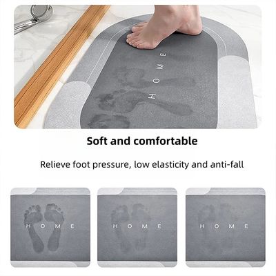 Print Pattern Absorbent Waterproof Eco-friendly Anti-slip Mat for Kitchen Bathroom 2022