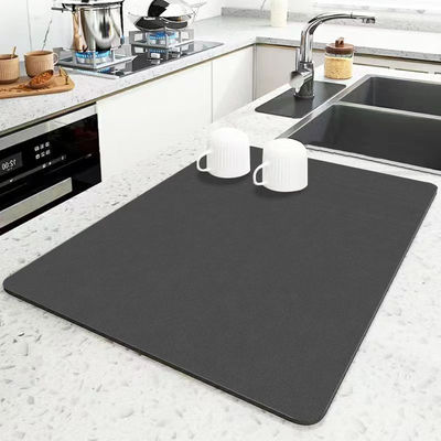 Reusable Heat Resistant Kitchen Dish Drying Mat for Table Decoration Accessories